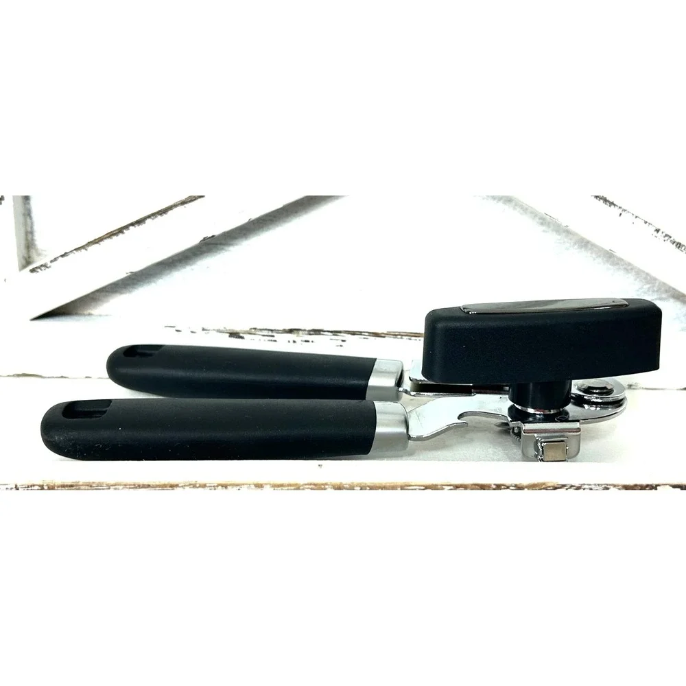 New UHIYEE Hand Held Can Opener Heavy Duty with Magnetic Lid Lifter Black 1285Rk